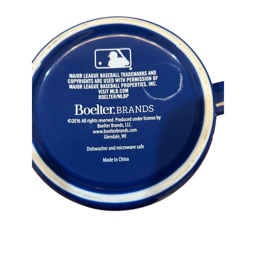 Chicago Cubs MLB Boelter Brands Blue Red Ceramic Mug Dishwasher Microwave Safe - Picture 4 of 4